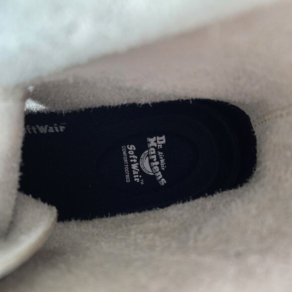 NEW Dr Martens Audrick 8 Eye Boot Womens Size 7 Lace Up Platform Boots Gray - Picture 11 of 12